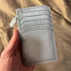 ROYCE leather Silver Card Holder Wallet